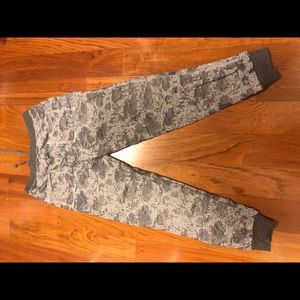 Grey textured Vintage Havana joggers, size M